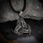 Odin's Horn Triskelion Pendant Necklace