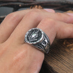 Tyr Signet Viking Shield Ring