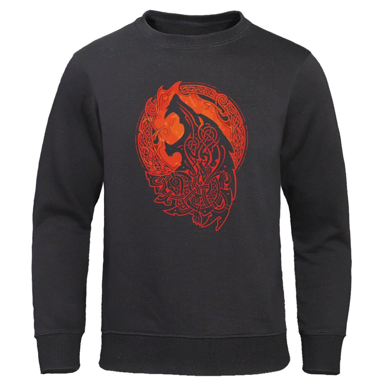 Fenrir Wolf Viking Sweatshirt