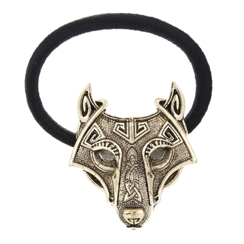 Norse Wolf Elastic Hair Rubber Bands