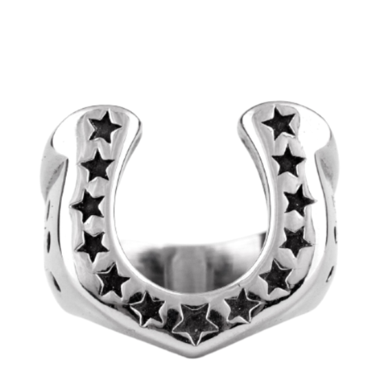 Nordic Horseshoe Viking Ring