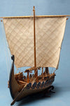 CLASSIC DRAKKAR WOODEN DRAGON MODEL SHIP