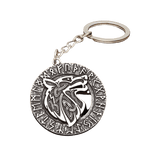 Fenrir Runic Keychain