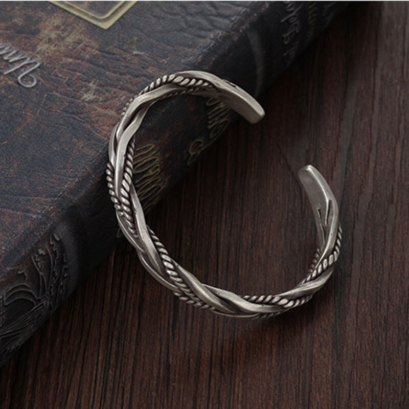 Twisted Braid Viking Arm Ring