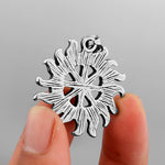 Slavic Sun Wheel Pendant Necklace
