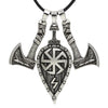 VIKING NECKLACE - AXE & SHIELD