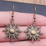 Kolovrat Sun Dangle Earrings
