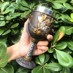 Drakkar Viking Warrior Chalice Goblet