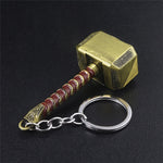 Thor's Hammer Mjolnir Metal Keychain