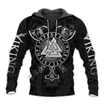 Valknut & Axe (Viking Hoodie)