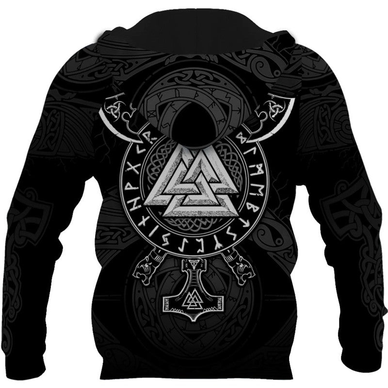 Valknut & Axe (Viking Hoodie)