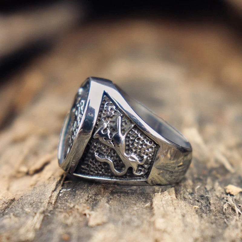 VIKING RING - WOLF