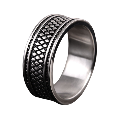 Norse Dragon Scale Viking Ring