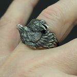 Odin's Ravens Stainless Steel Ring