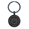 Vegvisir Runic Compass Keychain
