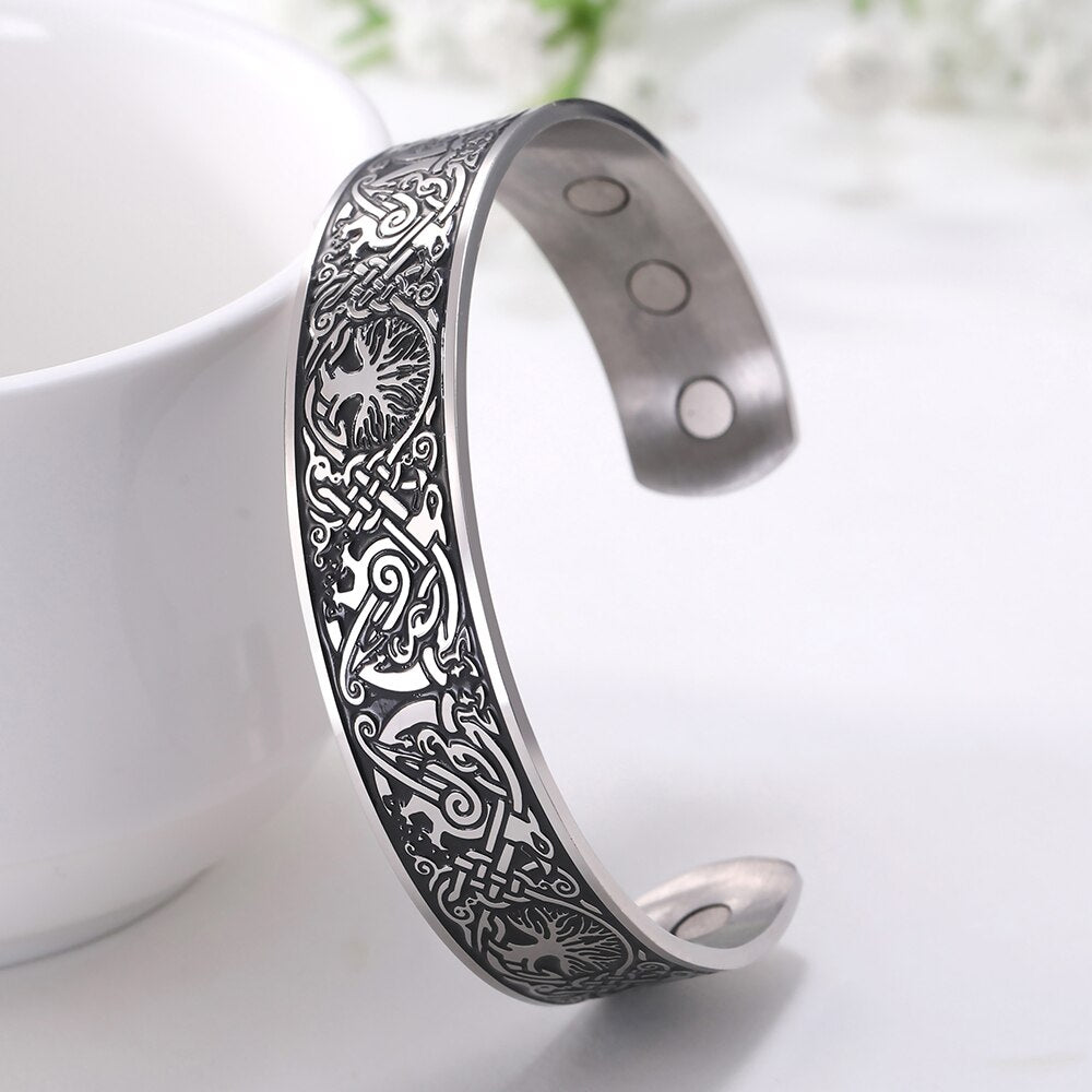 VIKING ARM RING - TREE OF LIFE BANGLE