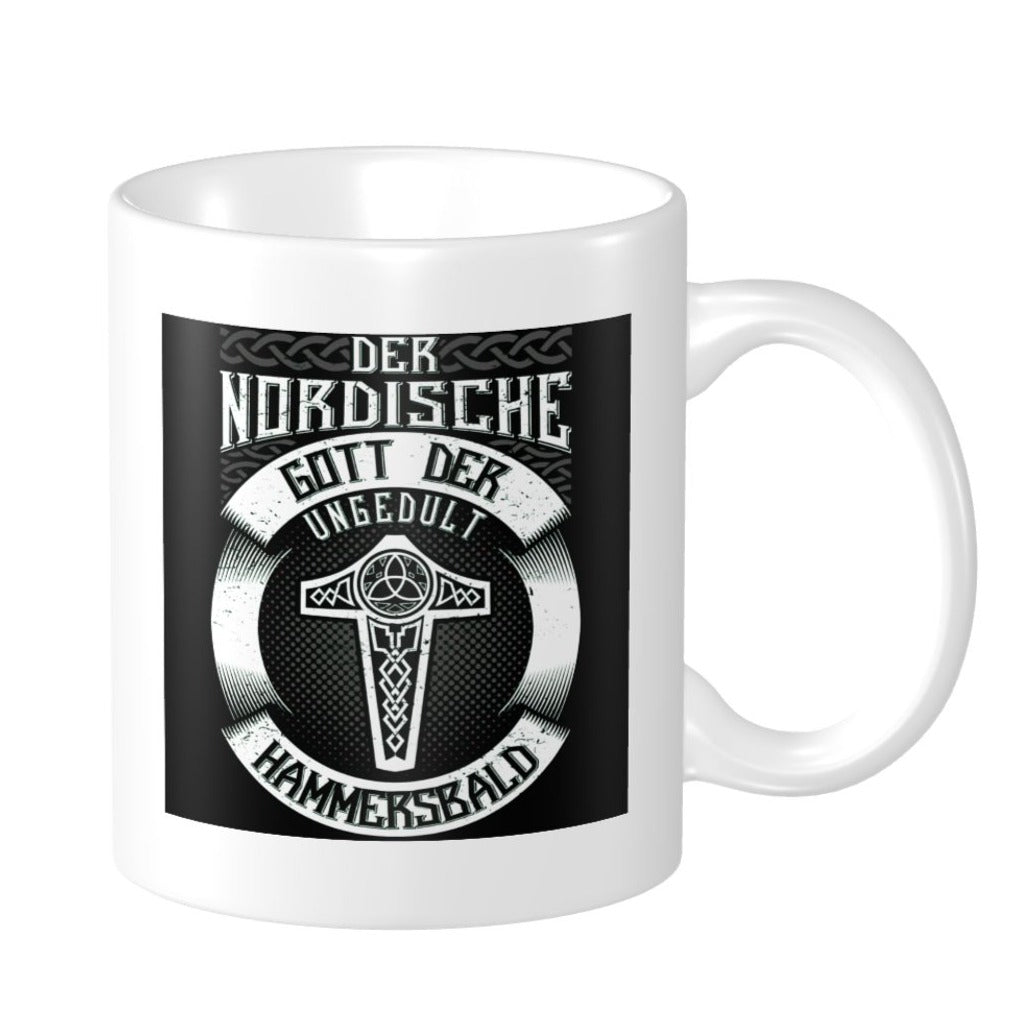 Thor's Hammer Viking Ceramic Mug