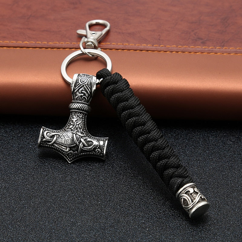 Mjolnir Braided Paracord Key Ring