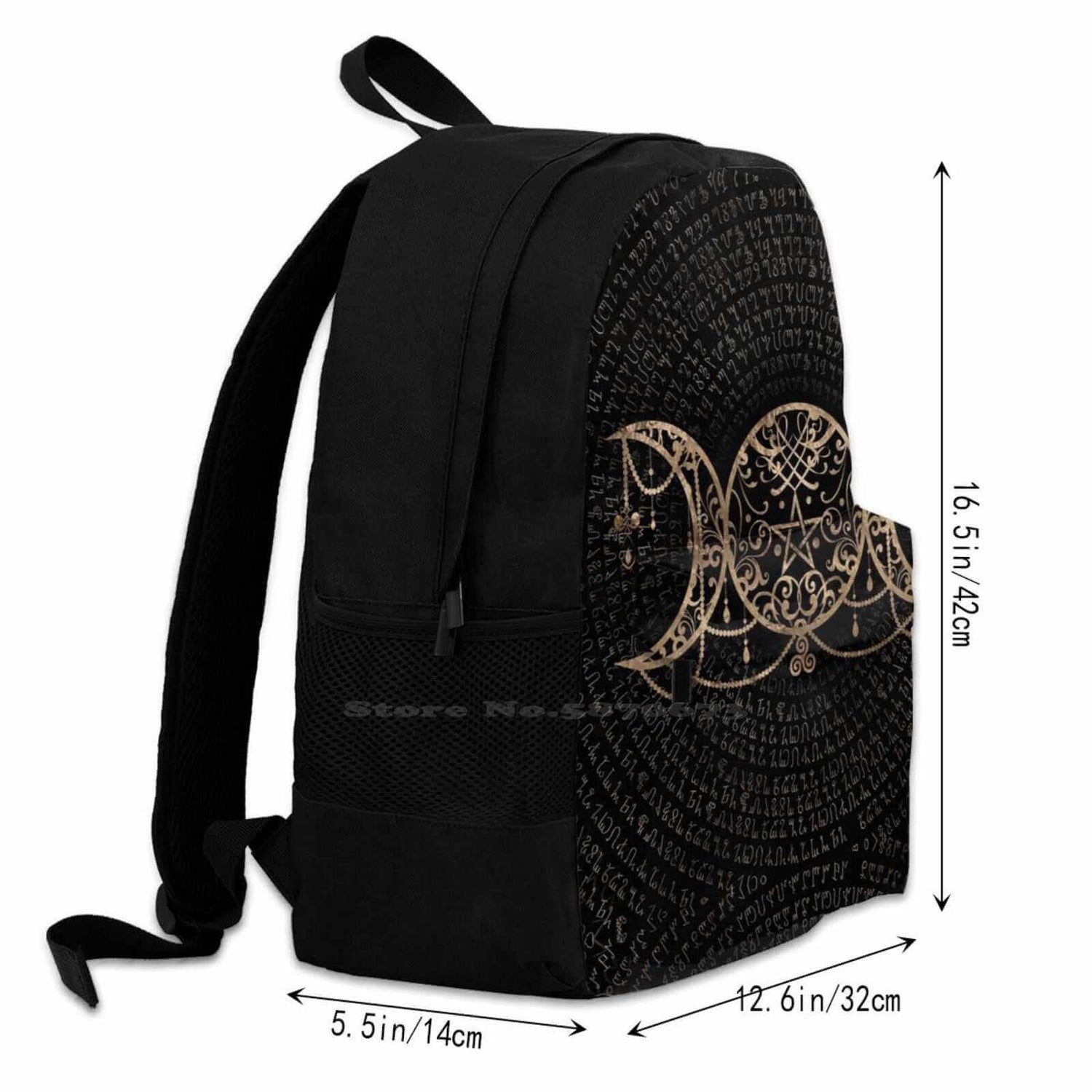 Celtic Triple Moon Large Capacity Viking Backpack