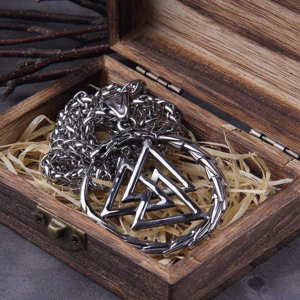 Jormungandr Valknut Necklace