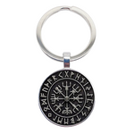 Vegvisir Runic Compass Keychain