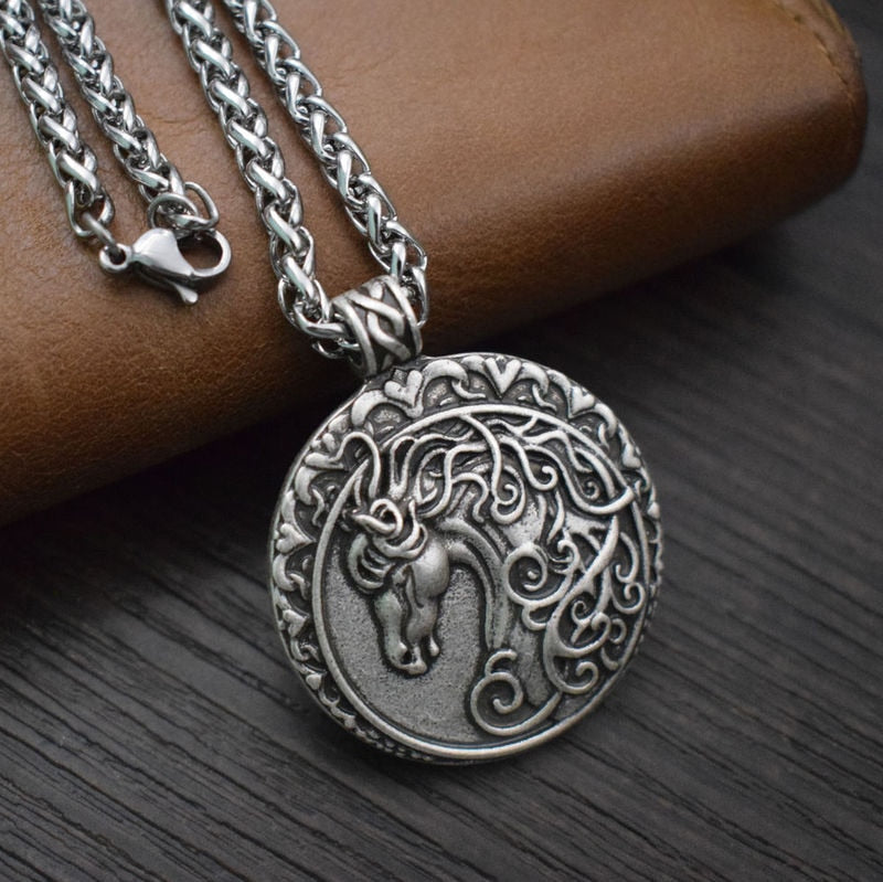 Sleipnir Odin's Horse Viking Necklace