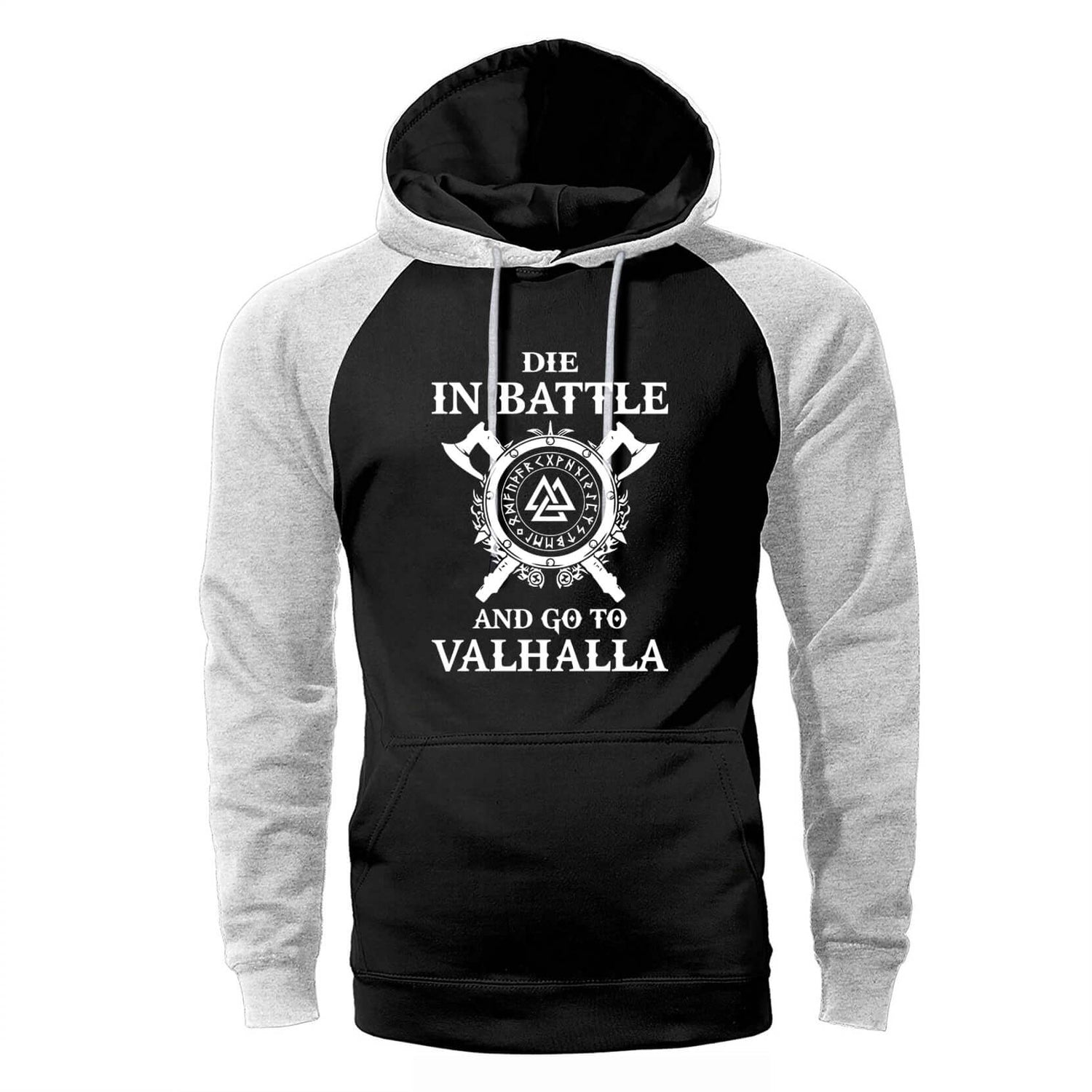 Die In Battle And Go To Valhalla Viking Hoodie
