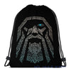 Norse God Odin Drawstring Bag