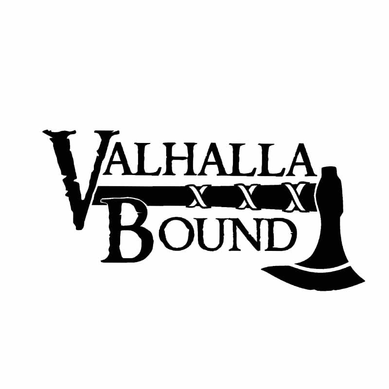 Valhalla Bound Car Decal Stickers
