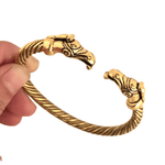 Double Horse Head Viking Arm Ring