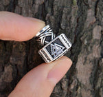 Viking Rune Valknut Beads