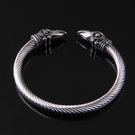 ODIN'S RAVENS VIKING ARM RING