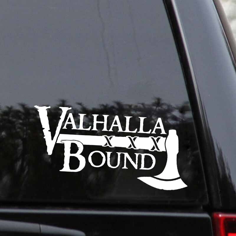 Valhalla Bound Car Decal Stickers