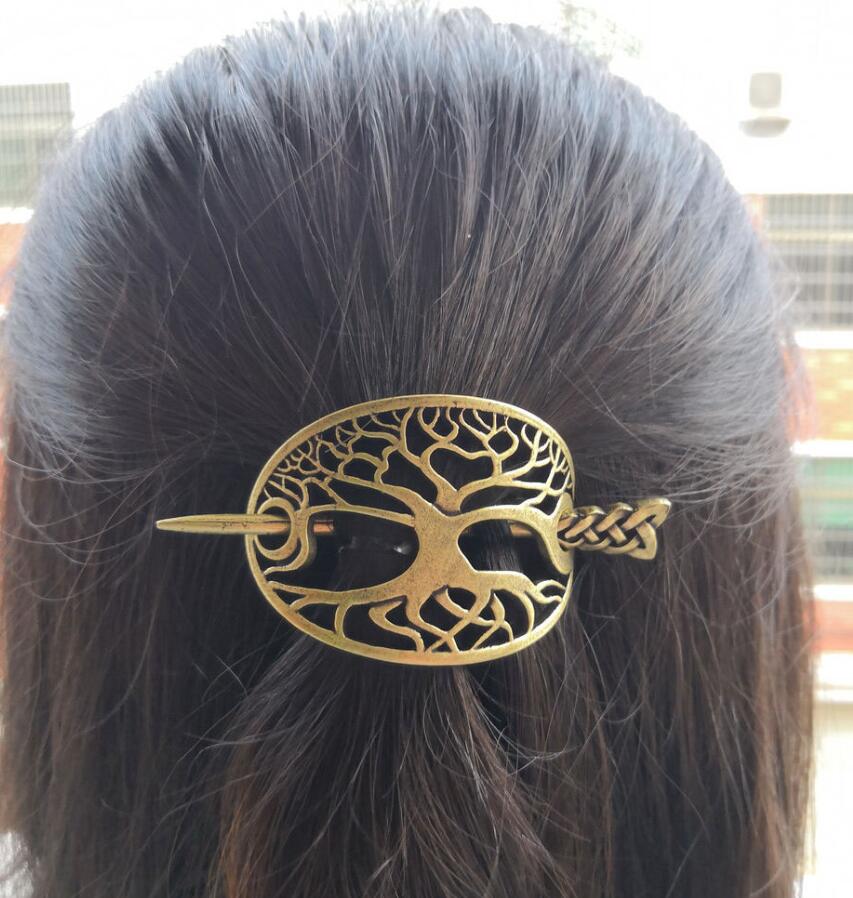 Viking Tree Of Life Hairpin