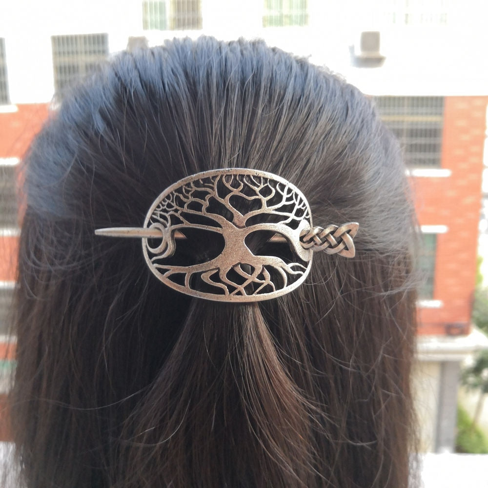 Viking Tree Of Life Hairpin