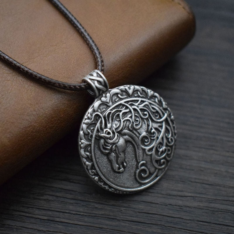 Sleipnir Odin's Horse Viking Necklace