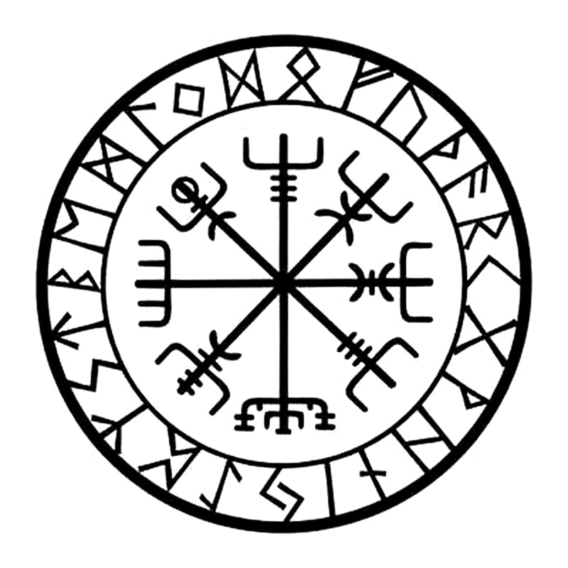 Vegvisir Runes Car Decal Stickers