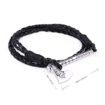 Viking Axe Wrap Leather Bracelet