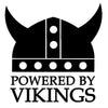 Black Minnesota Vikings Helmet Stickers