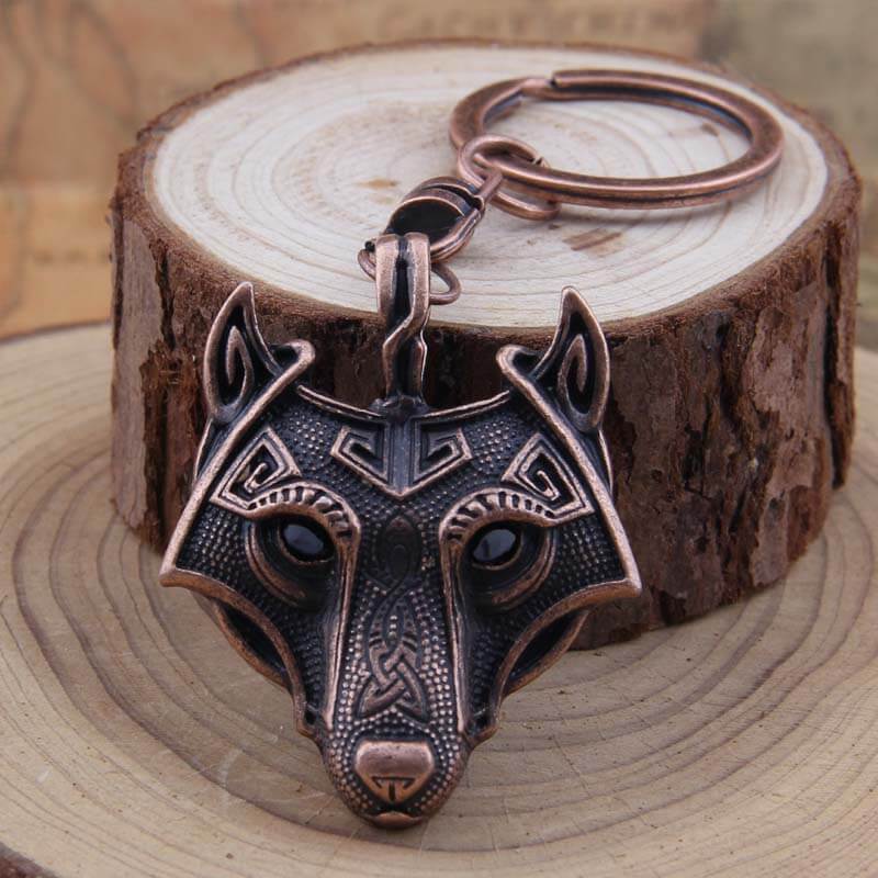 Fenrir Wolf Keychain