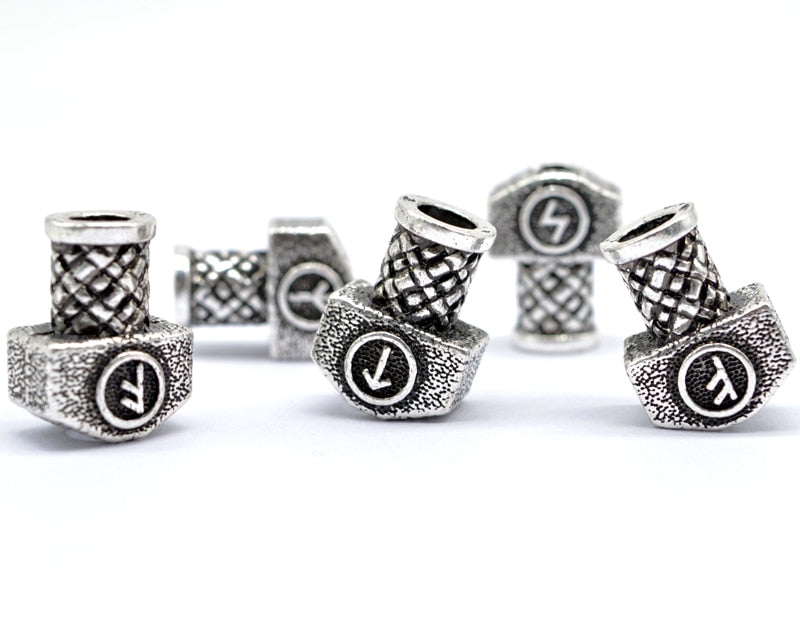 Viking Runes Hammer Beads