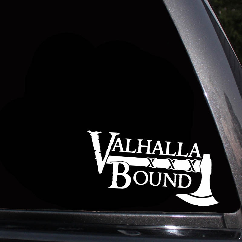 Valhalla Bound Car Decal Stickers