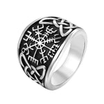 Vegvisir Celtic Knot Viking Ring