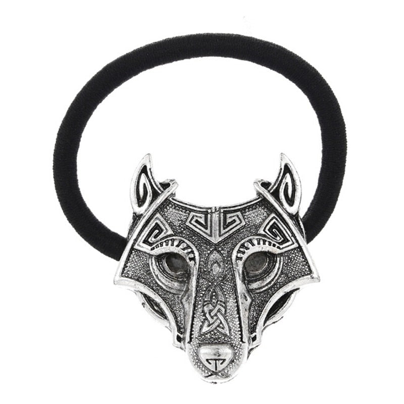 Norse Wolf Elastic Hair Rubber Bands