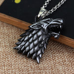 Viking Norse wolf necklace