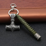 Mjolnir Braided Paracord Key Ring