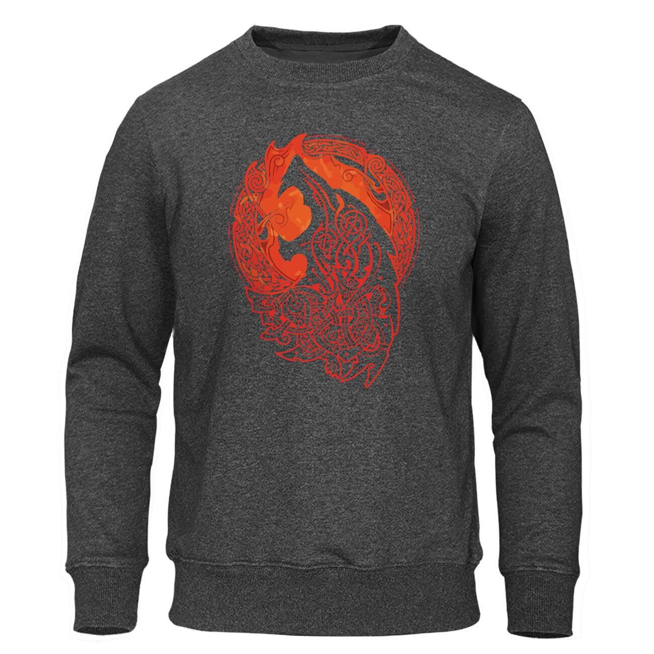 Fenrir Wolf Viking Sweatshirt