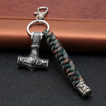 Mjolnir Braided Paracord Key Ring