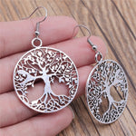 Yggdrasil Tree Of Life Drop Earrings