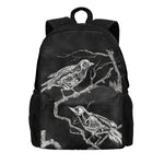 Norse Raven In Runic Circle Large Capacity Viking Backpack